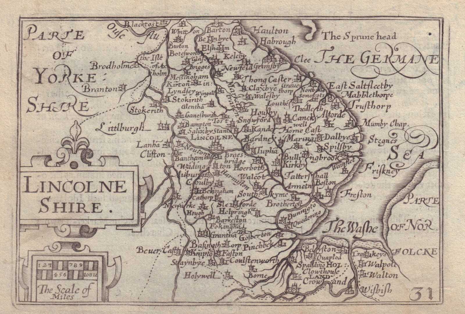 Lincolne Shire by van den Keere.